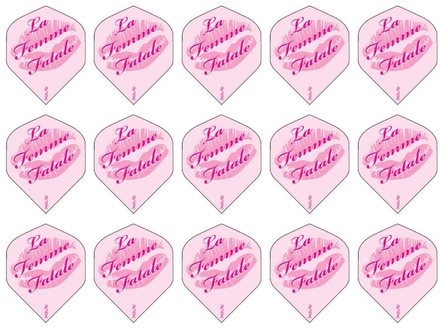 5 Sets R4X Adult Ladies Standard Dart Flights - Ships w/ Tracking - Femme Fatale