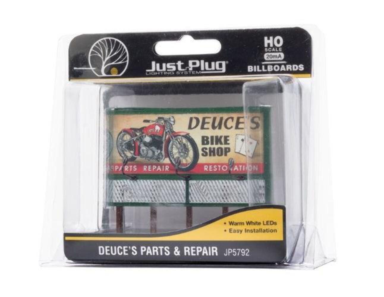 Woodland Scenics JP5792 HO Deuce's Parts & Repair Billboards - New In Packing