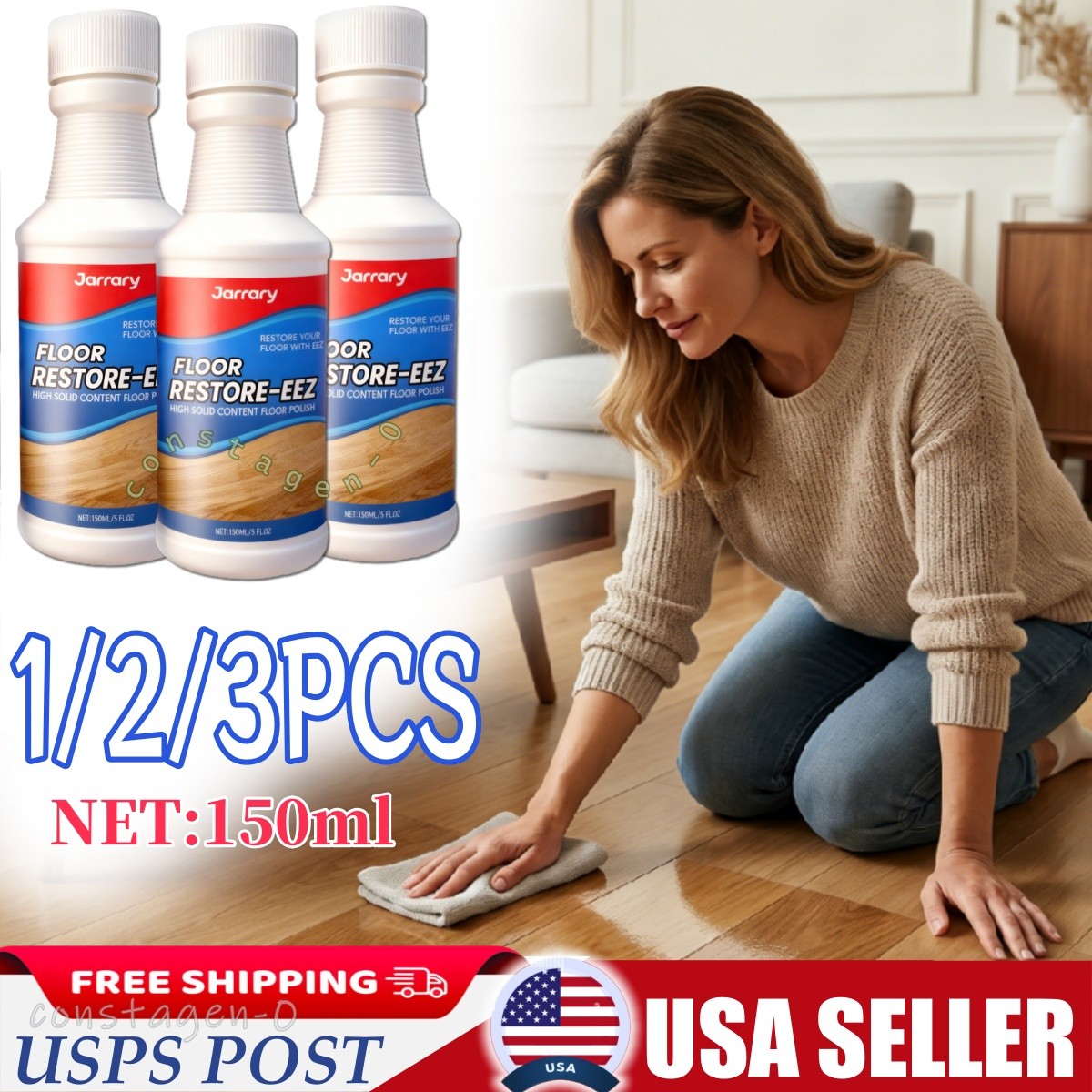 Clean-Eez Ultimate Floor Restorer & Polish - Revitalize And Shine Wood 150ml