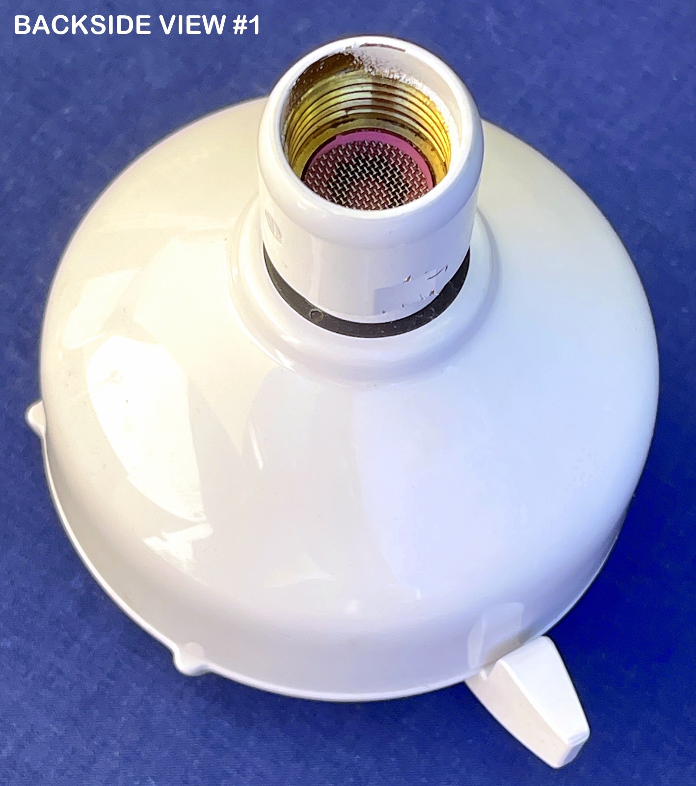 NOS ✅ ONDINE 25101WW InTouch Rainmaker Multi Function White Shower Head, Spa New