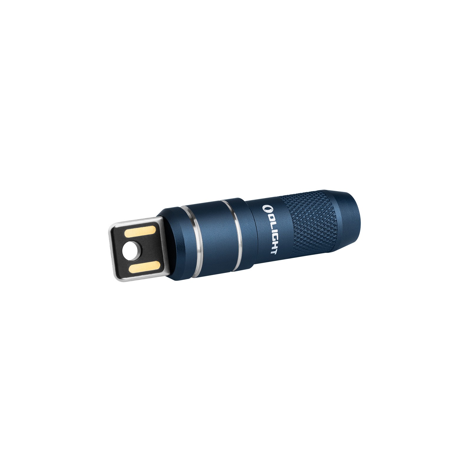 Olight imini 2 Midnight Blue Rechargeable Mini Keychain Flashlight, 50 Lumens