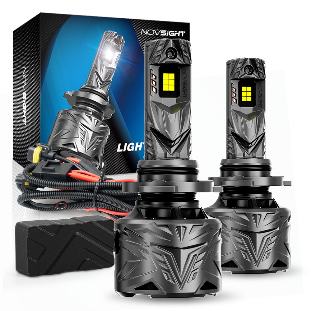 NOVSIGHT 9005 9006 9007 H7 H11 H13 H4 LED Headlight Bulbs High Low Beam 100000LM