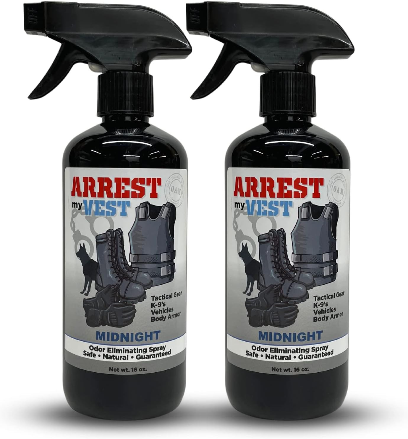 Military and Police Grade Odor Eliminating Spray for Body Armor Odor, Tactical G