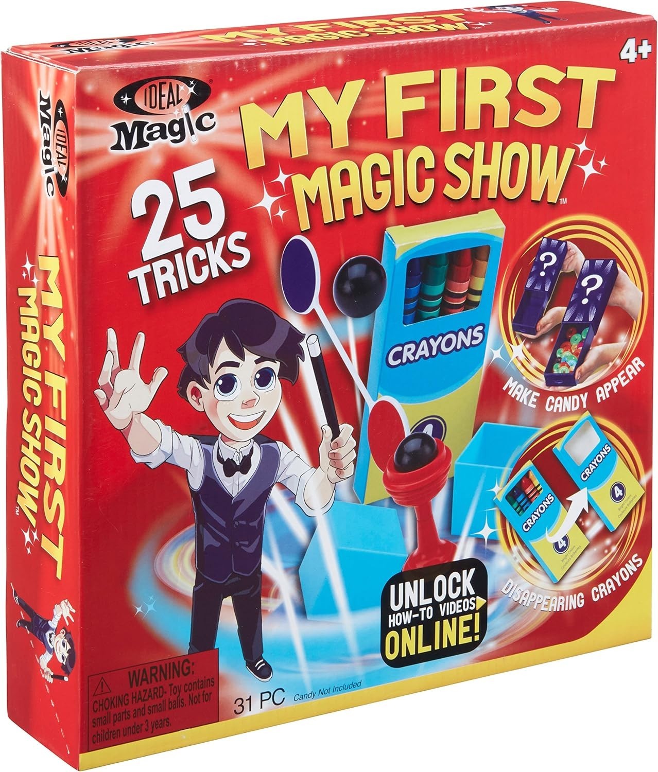 Ideal Magic My First Magic Show Learn 25 Easy Tricks with Props Great for ...