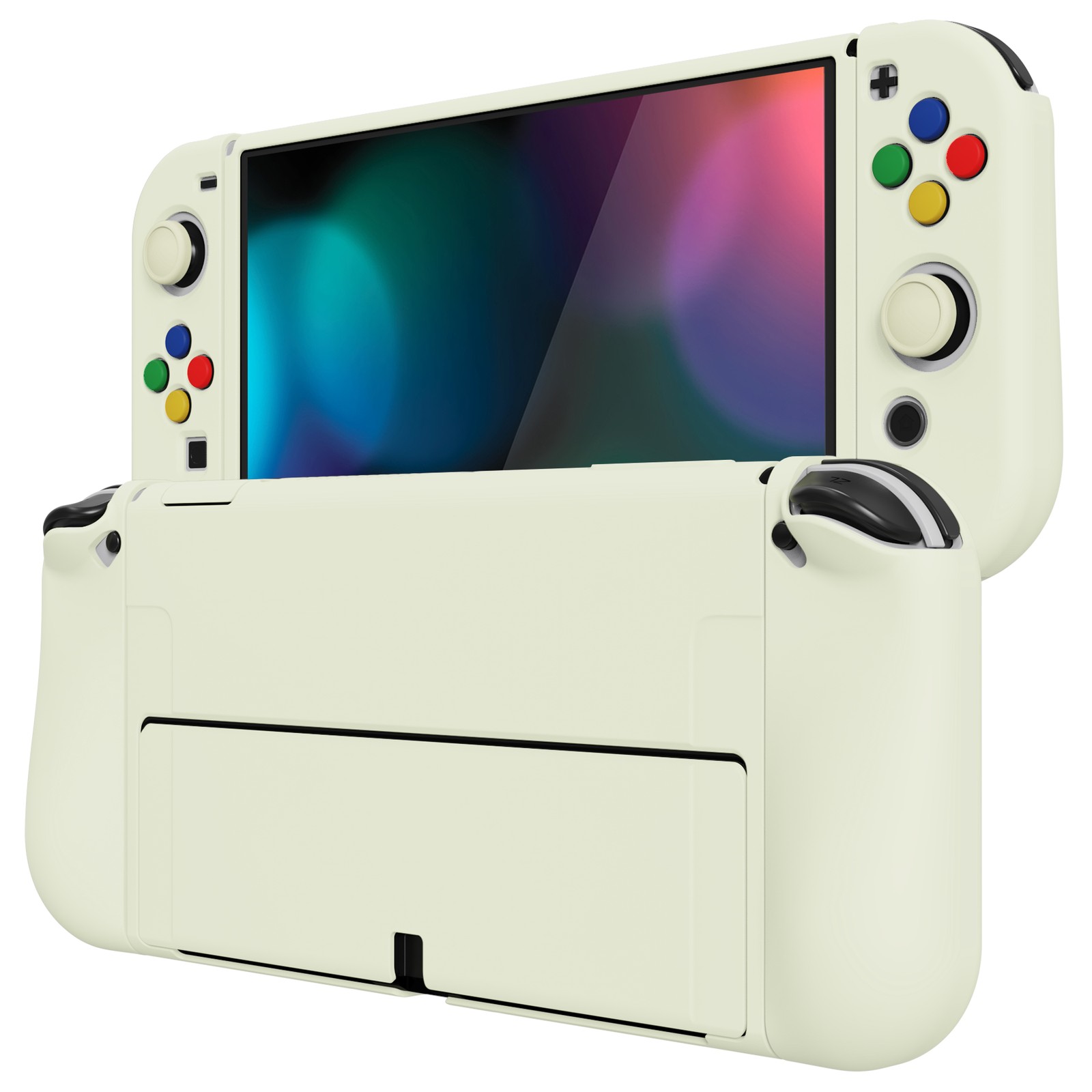 PlayVital Soft Protective Case for Nintendo Switch OLED, Joycon Grip Cover