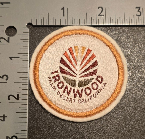 Vintage Ironwood Golf and Country Club Palm Desert California Embroidered Patch