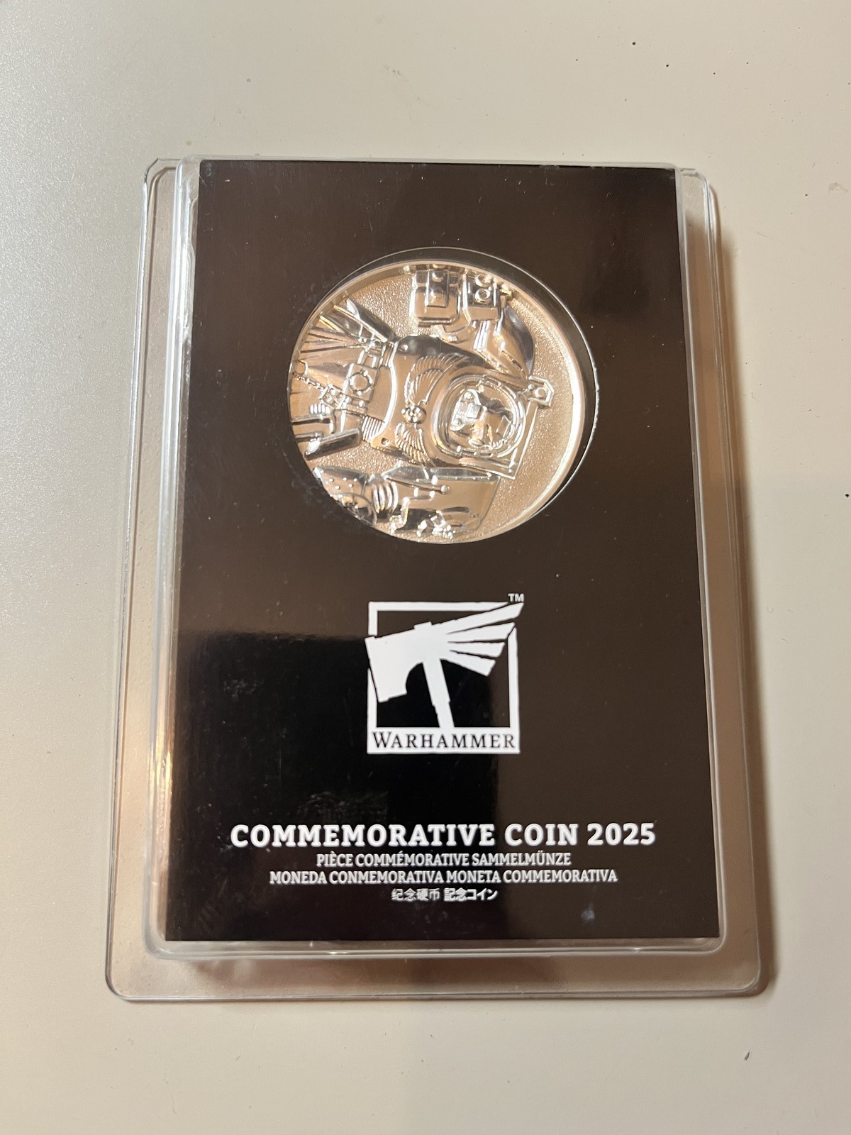 Games Workshop Warhammer Commemorative Coin 2025 - Sealed Collectible