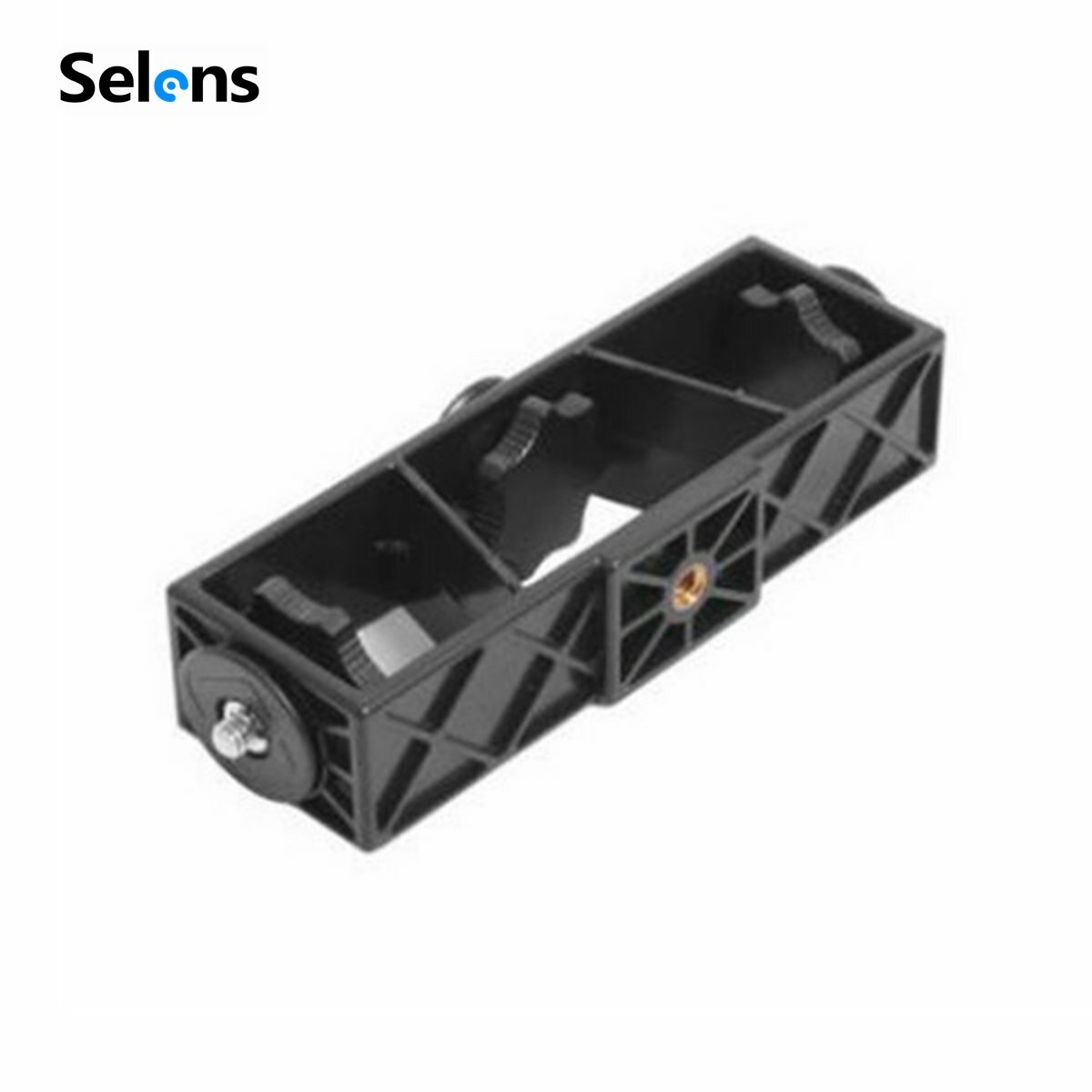 Screw Triple Tripod Stand Holder Mount Bracket Adapter for Phone Camera Makeup