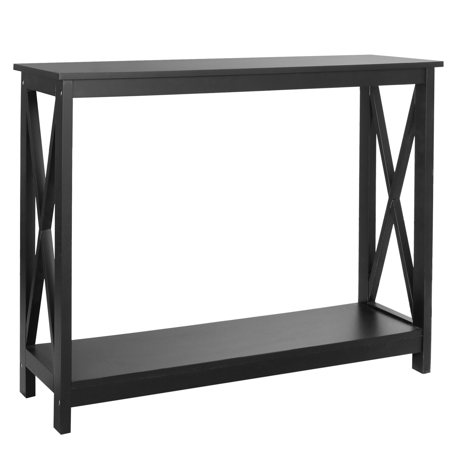 Console Table Along Bed Accent Side Stand Display Storage Shelf Entryway Decor