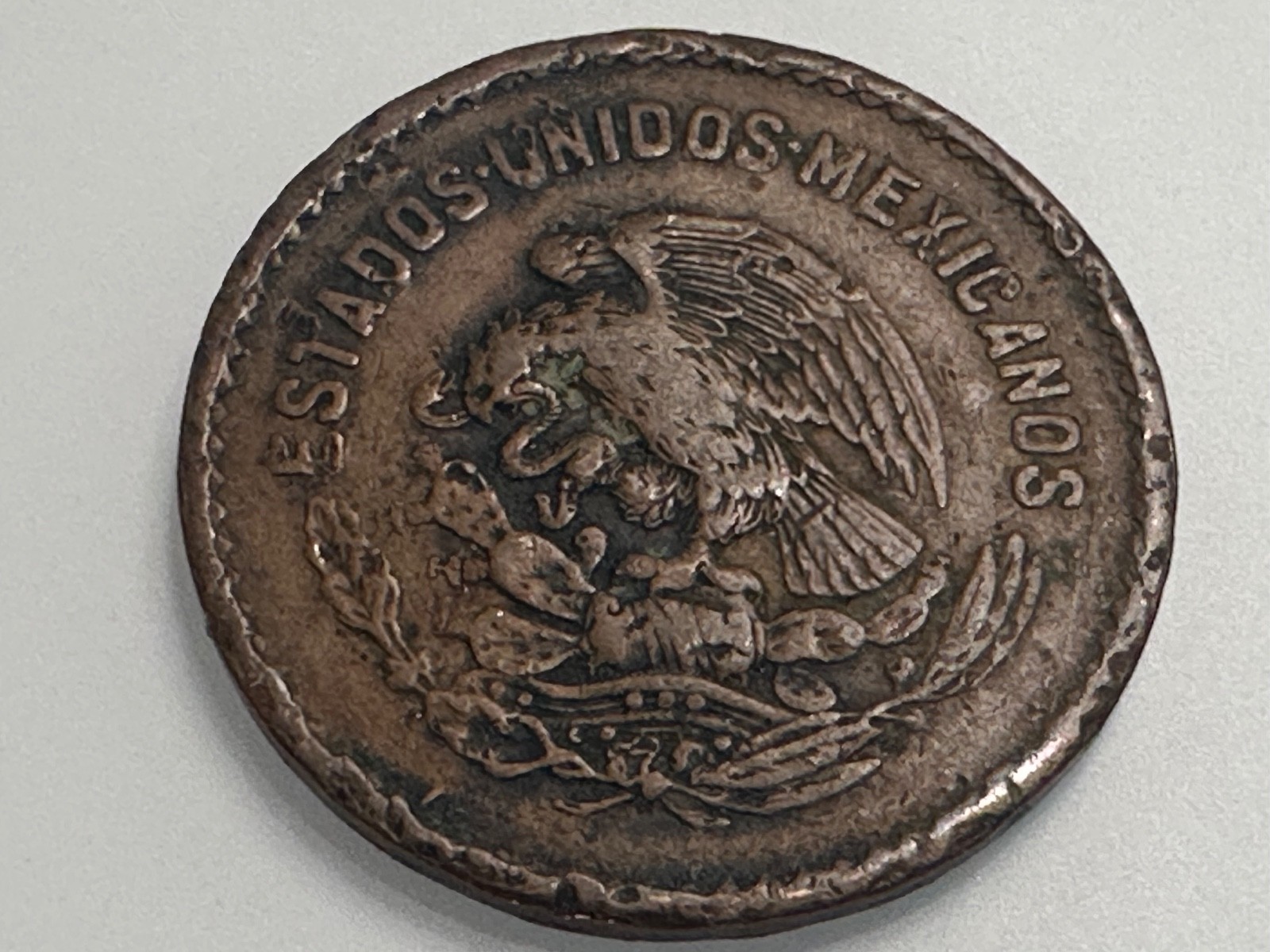 Mexican 5 Centavos 1954 -With Dot - Important Date
