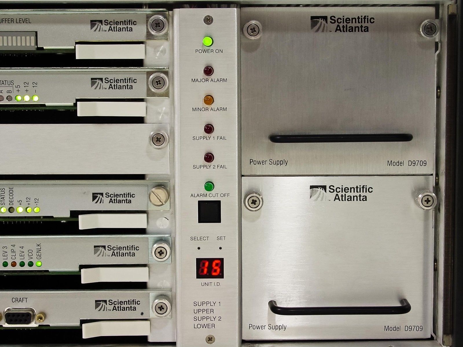 Scientific Atlanta D-9110 PowerVu Digital Video Encoder w/ 5 Modules