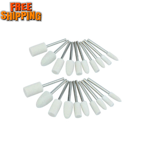 20 Pcs Wool Felt Polishing Wheels Grinding Bits for Dremel Rotary Tool