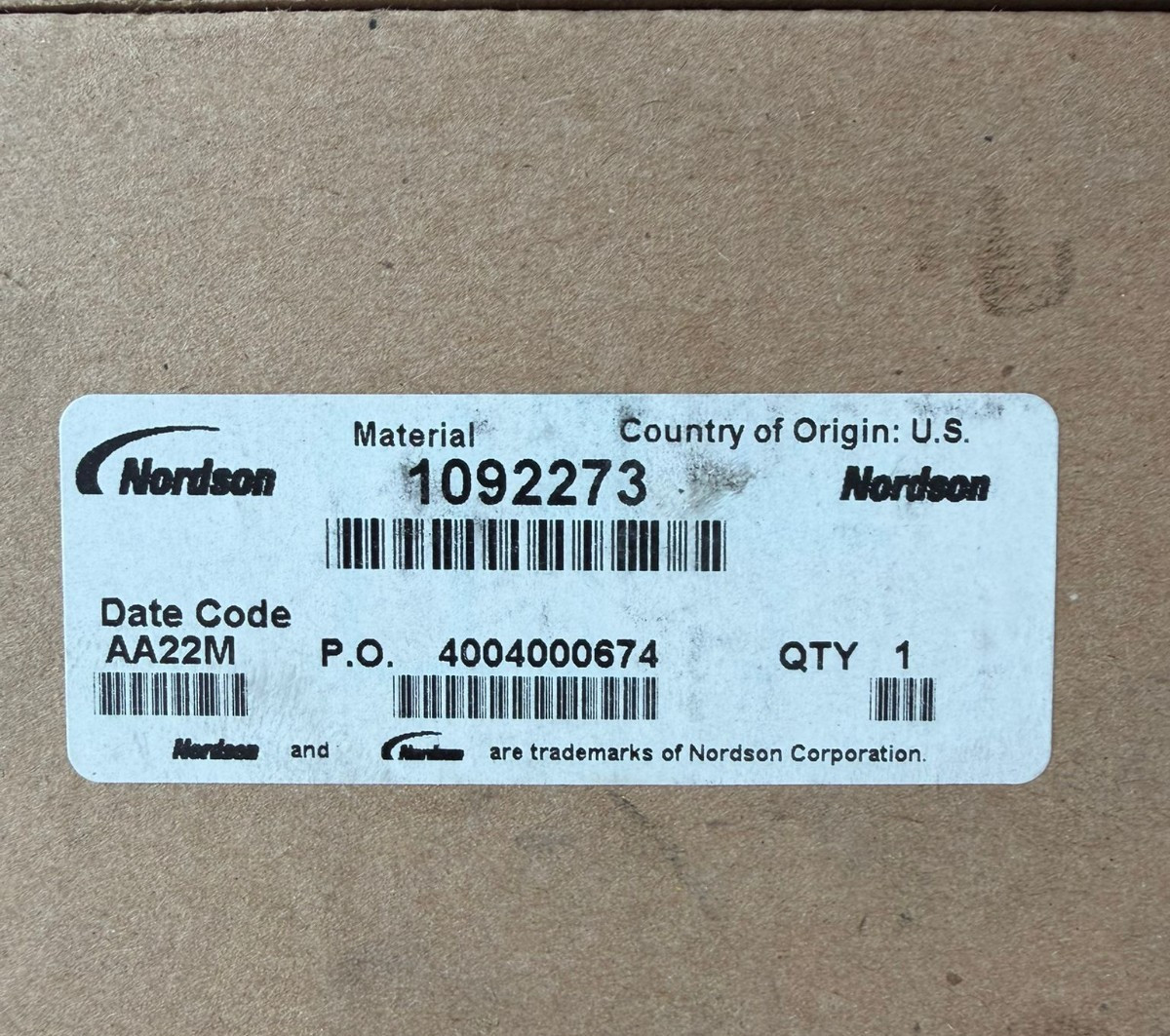 Nordson 1092273 -New/Original Packaging_