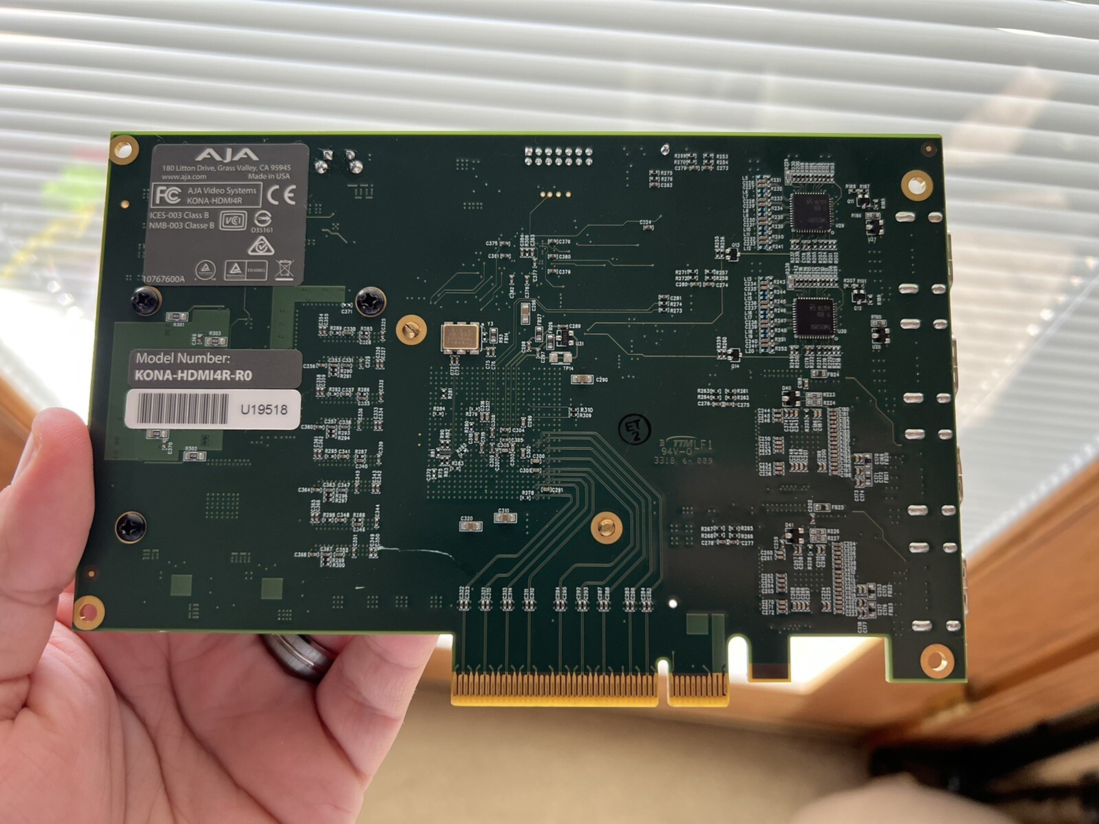 AJA KONA 4 (Missing I/O Shield)