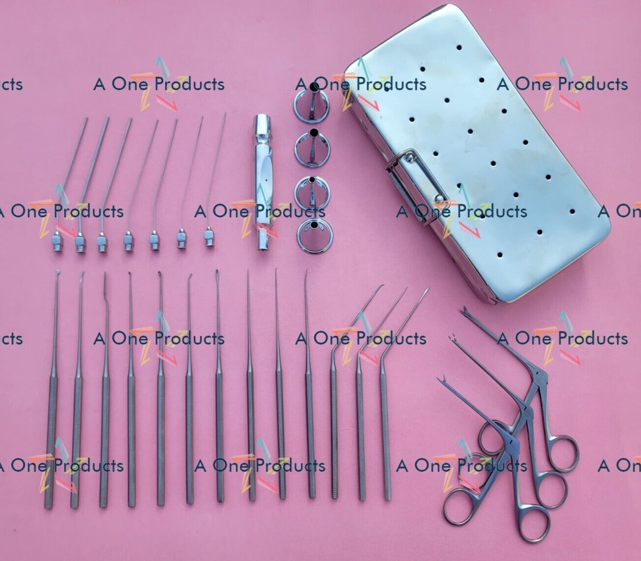 Shea Ear Operation Myringotomy Instruments Set 29 Myringoplasty Surgical ENT