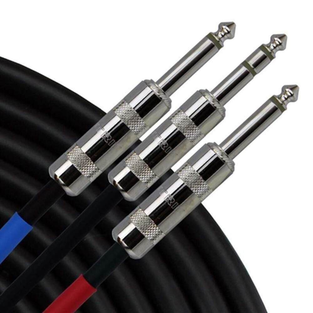 Rapco Horizon Y Cable TRS 1/4"-TS 1/4" 6ft