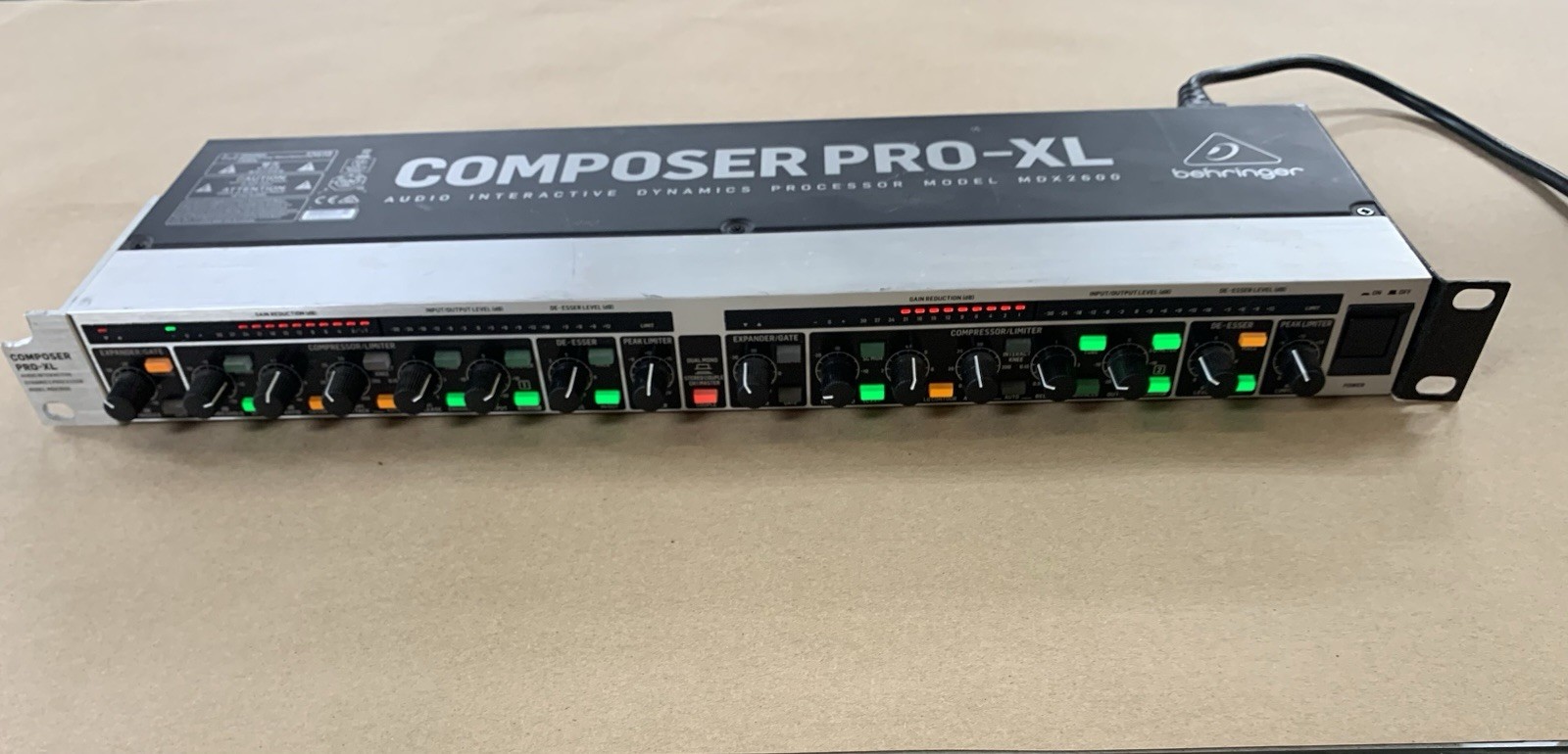 Behringer MDX2600 Audio Interactive  Compressor Dynamics Processor Composer-XL