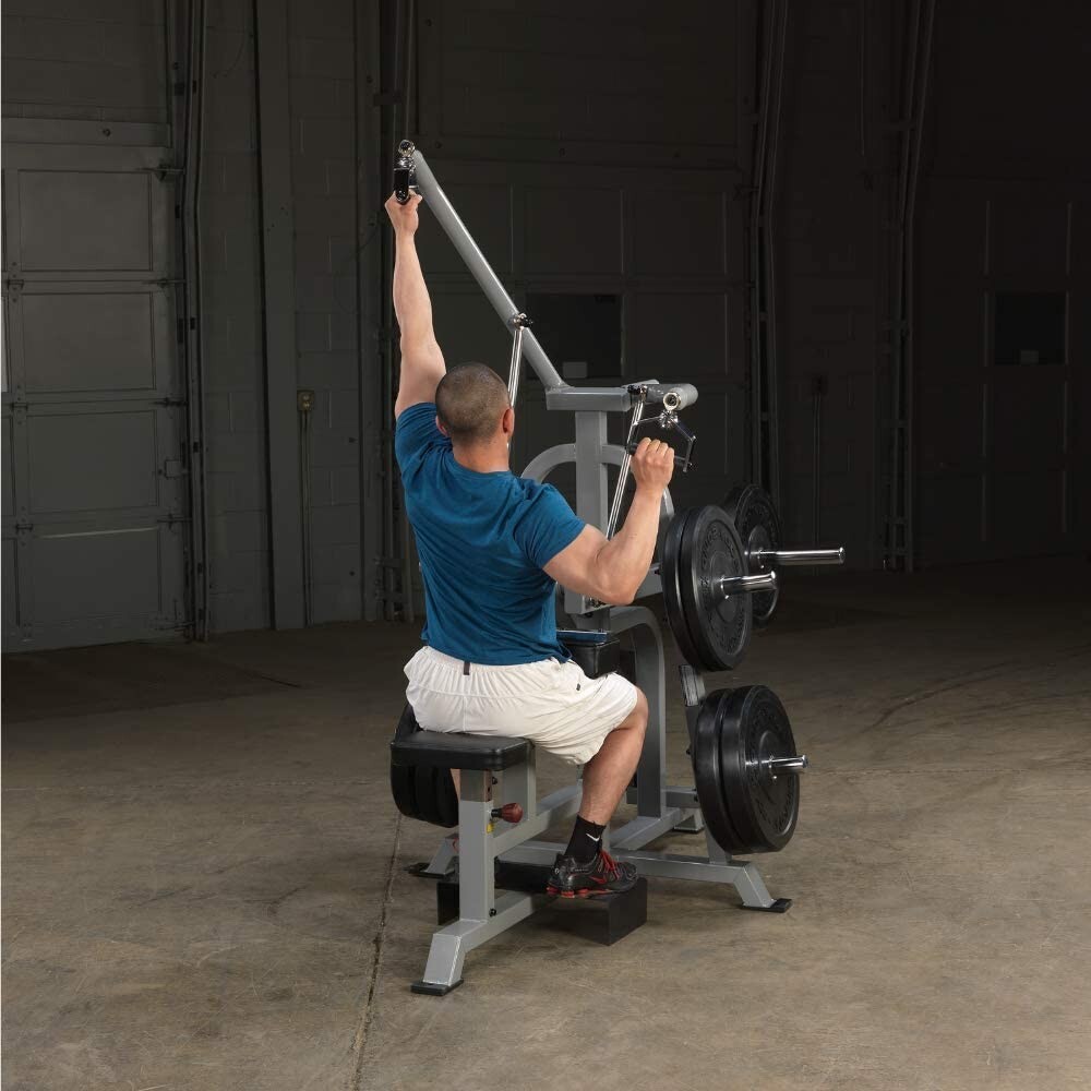 Body-Solid Leverage Lat Pulldown Plate Loaded Pro Clubline Commercial LVLA