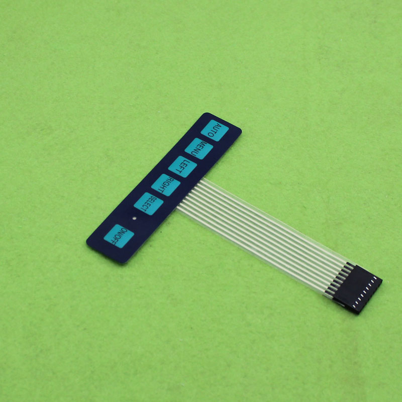 1x6 Matrix Array 6 Key Membrane Switch Keyboard Keypad 1*6 Keys with LED