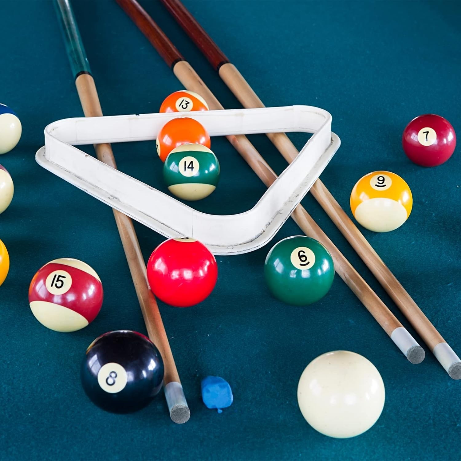 20 Pcs Billiard Cue Tips Replacement Kit with Storage Box for Perfect Control