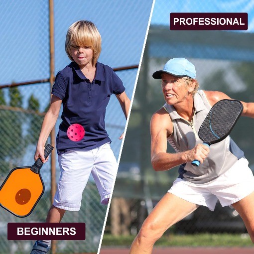 N Pickleball Balls, Outdoor Pickleball Balls 40 Holes Pickleballs for Sport Outd
