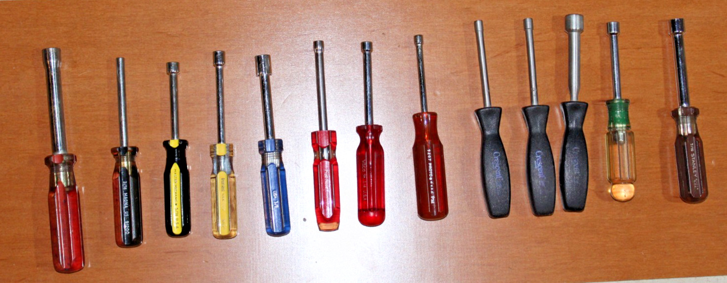 USA Nutdrivers Craftsman, Proto, Magna, Crescent, Vaco, Stanley You Pick