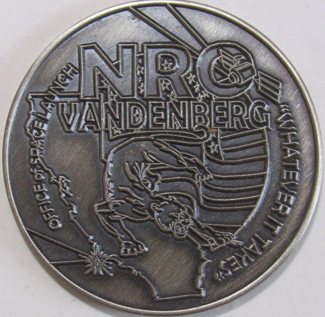 NRO VANDENBERG VAFB COIN AB WHATEVER IT TAKES OFFICE OF THE COMMANDER
