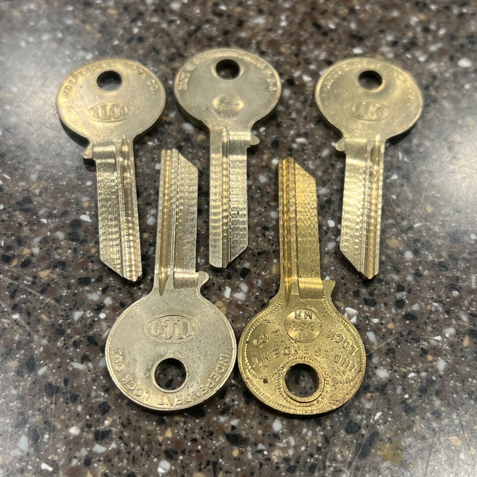 Ilco J997MR New old stock uncut key blank Vintage Locksmith Lot Of 5