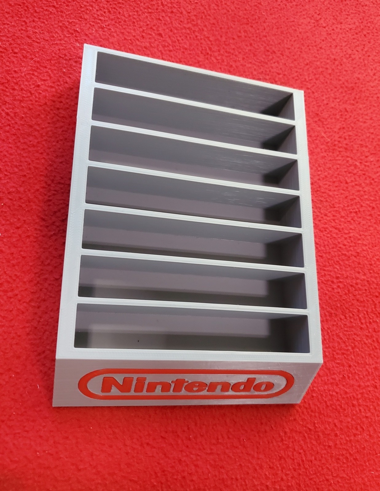 NES 7 Cartridge Display Stand Holder For Original Nintendo Games, 3D Printed NEW
