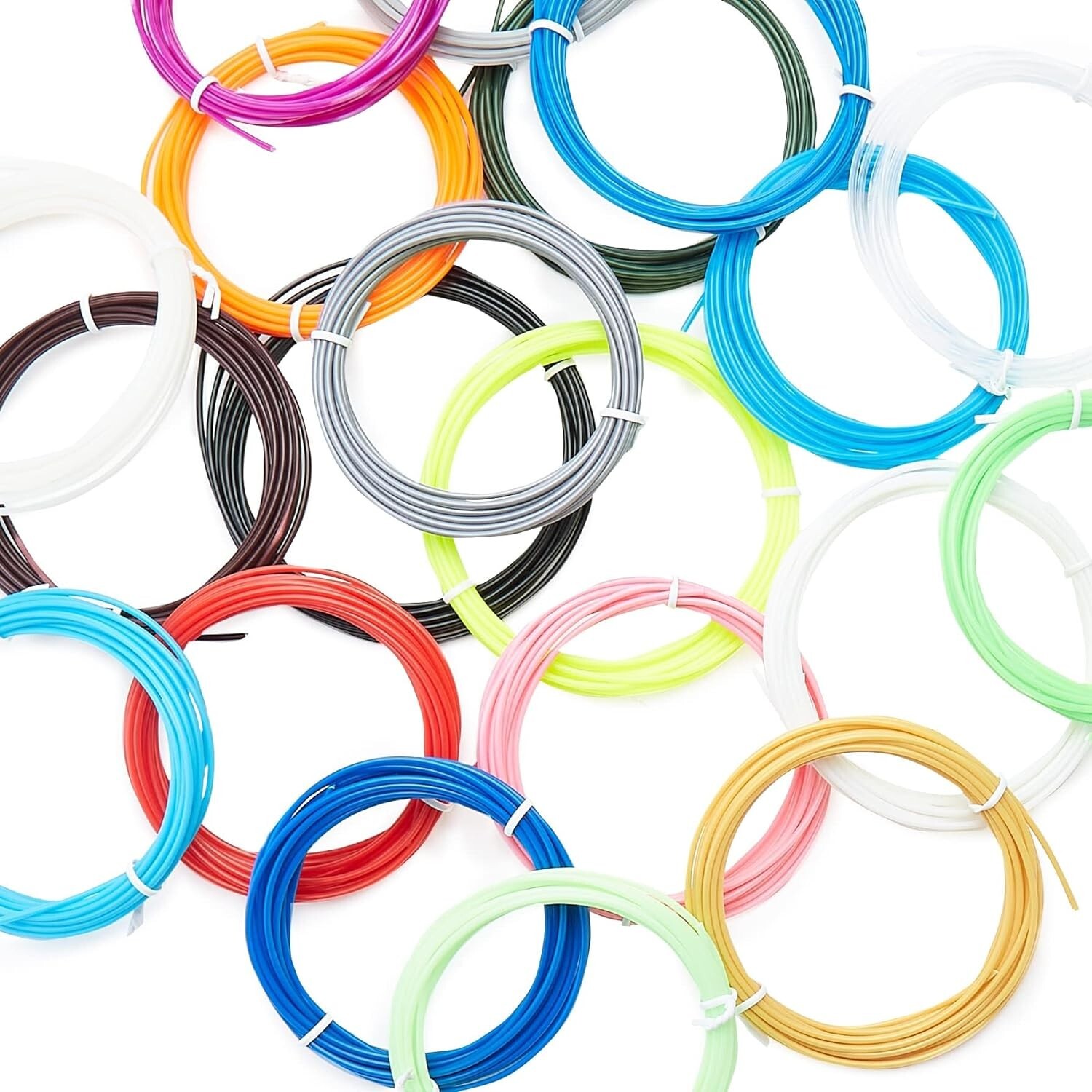 Basics 3D Pen Filament Refills, ABS, 20 Colors, 1.75mm NEW!!!