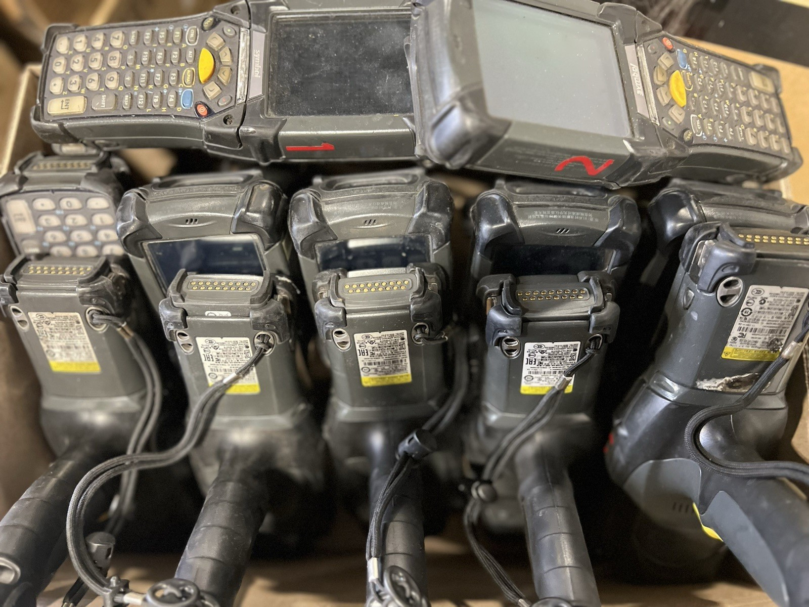 Lot of 12 Symbol MC92N0 Mobile Handheld Barcode Scanner