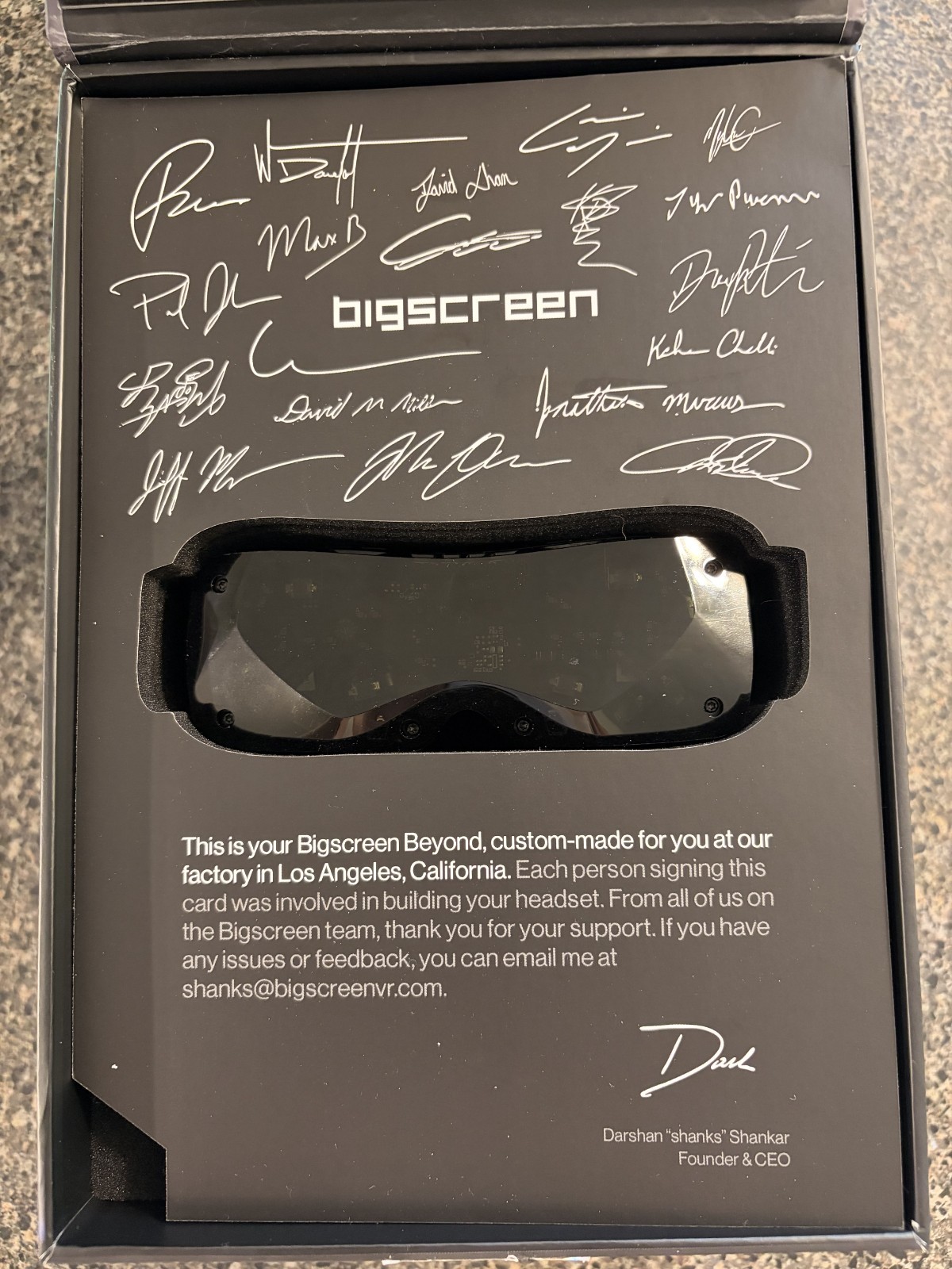 Bigscreen Beyond 1 VR Headset – IPD 66mm – Excellent Condition – SteamVR
