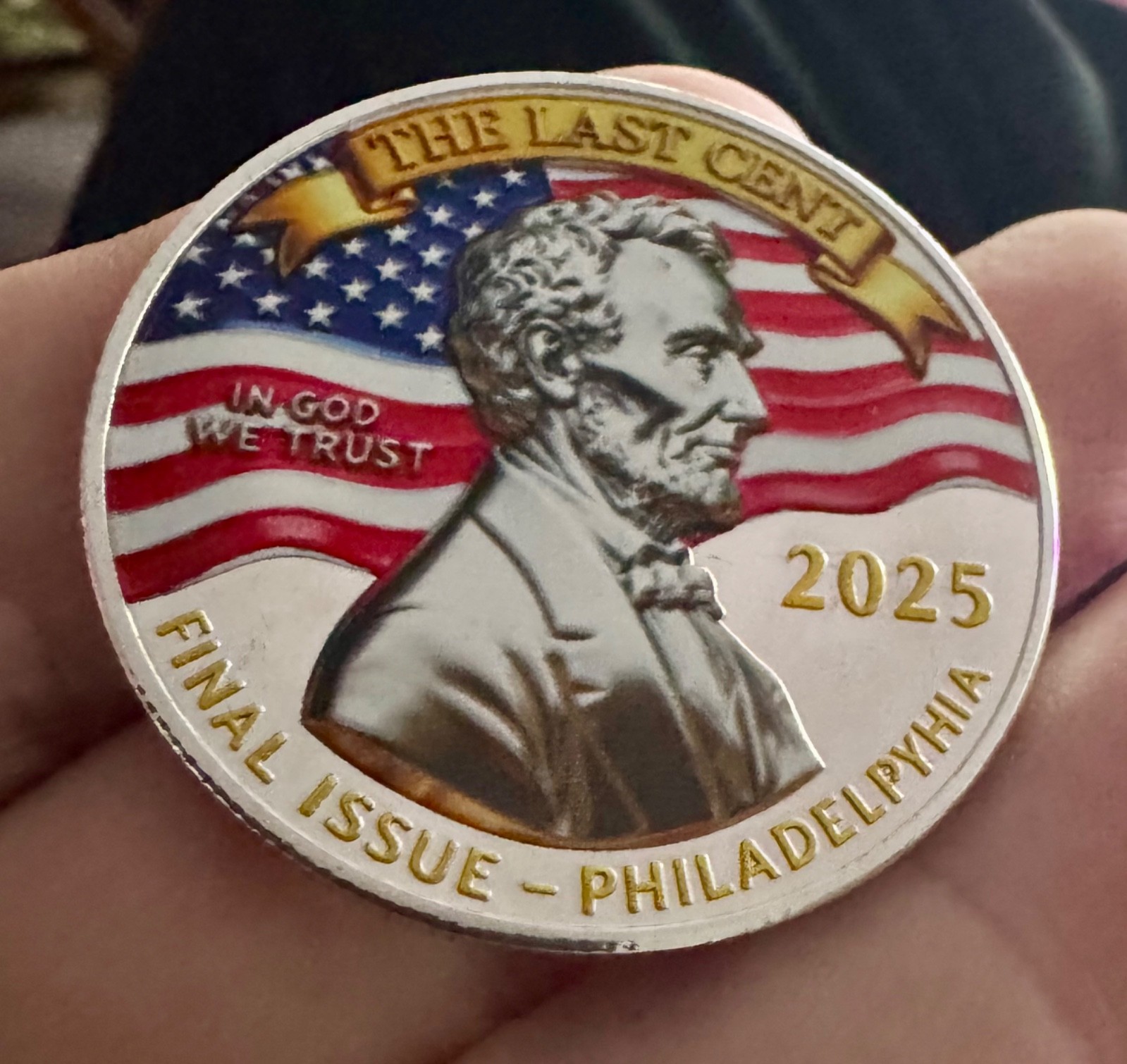 Cool Last Penny Tribute Commemorative Coin