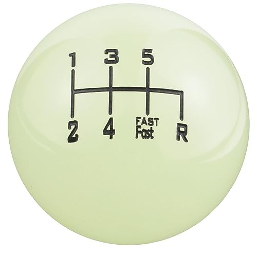 6 Speed Ball Gear Shifter Knob Shift Stick Lever Car Racing Fluorescent Green2