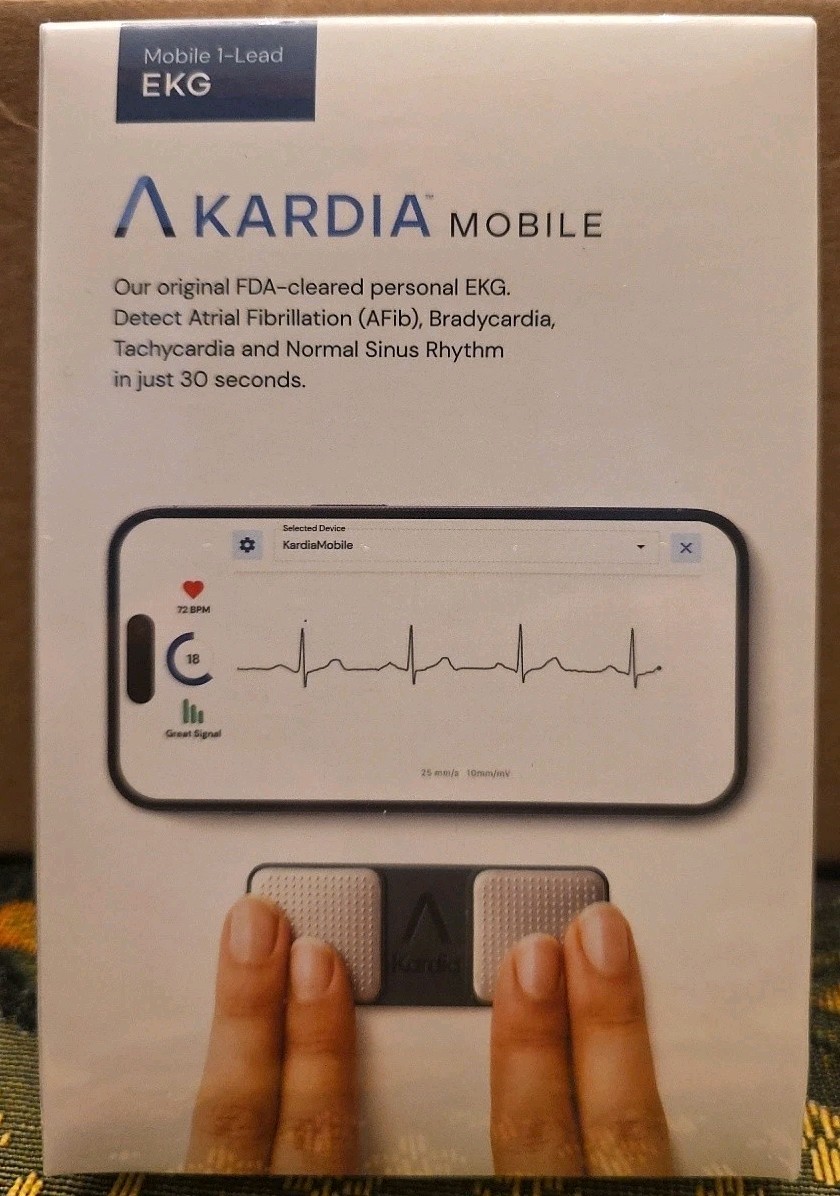 AliveCor KardiaMobile 1-Lead Personal EKG Heart Monitor Device FDA New Sealed