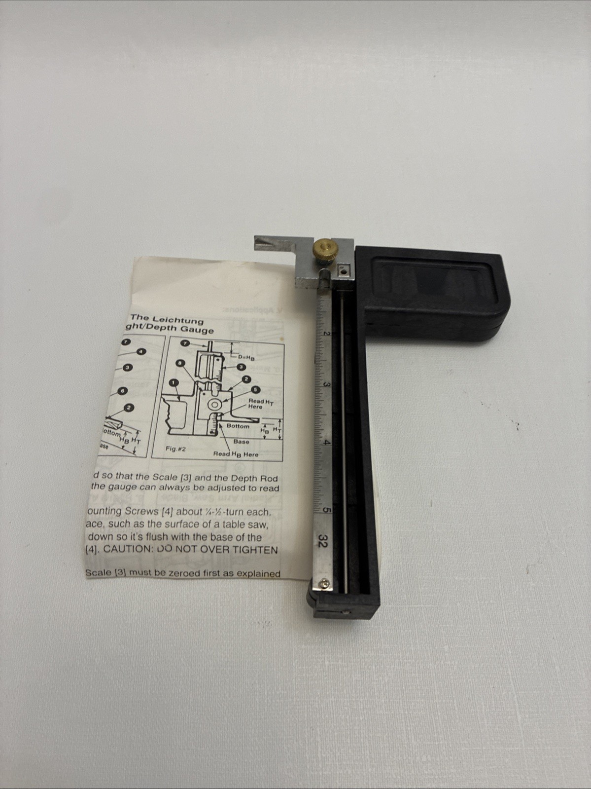 NEW Leichtung Workshops Magnetic 6" Height Gauge Old Stock