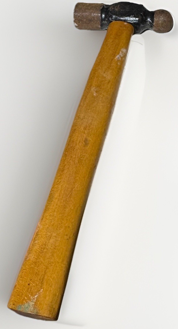VTG 8” Small Ball Peen Hammer Machinist Jewelers Gunsmith Tool Wood Handle USA