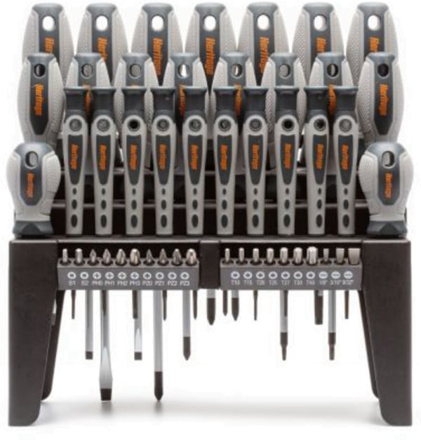 Lyman Heritage Tools - 47 Piece Driver Set, Grey/Black, 7031262
