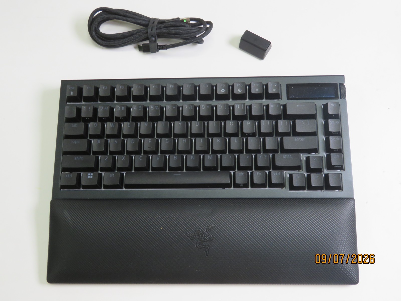Razer BlackWidow V4 Pro 75% Mechanical Gaming Keyboard - Orange Switches Black
