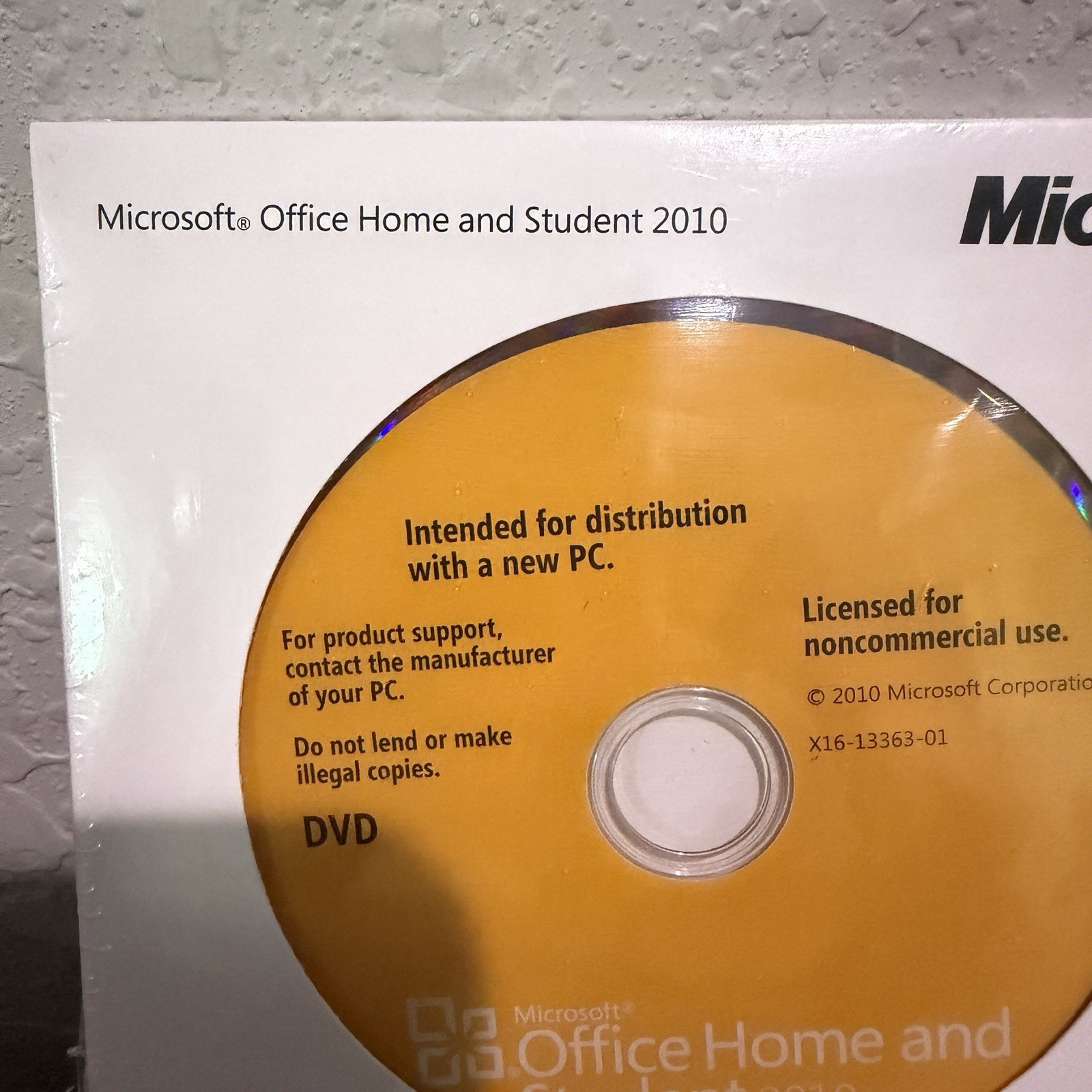 Microsoft MS Office Home and Student Pack For 3 Computers SEALED