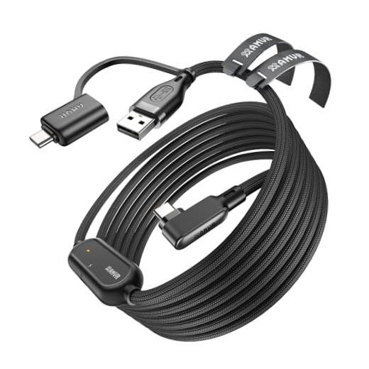 Link Cable with Charging 16FT Compatible with Meta Quest 3/3S/2/Pico 4