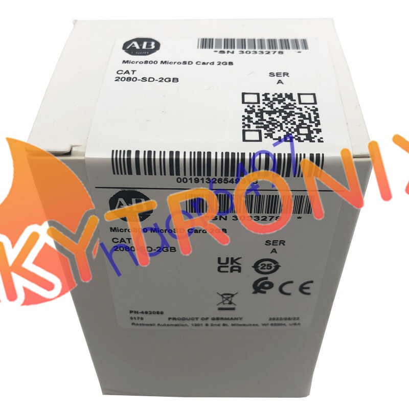 NEW! IN BOX AB 2080-SD-2GB Micro800 MicroSD Card 2GB 2080SD2GB