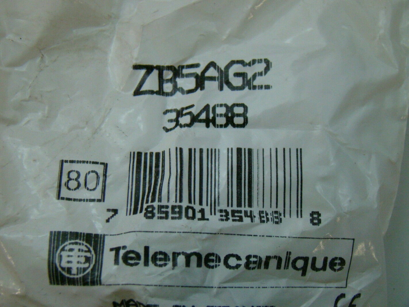 Telemecanique 2 Position Selector Switch ZB5AG2