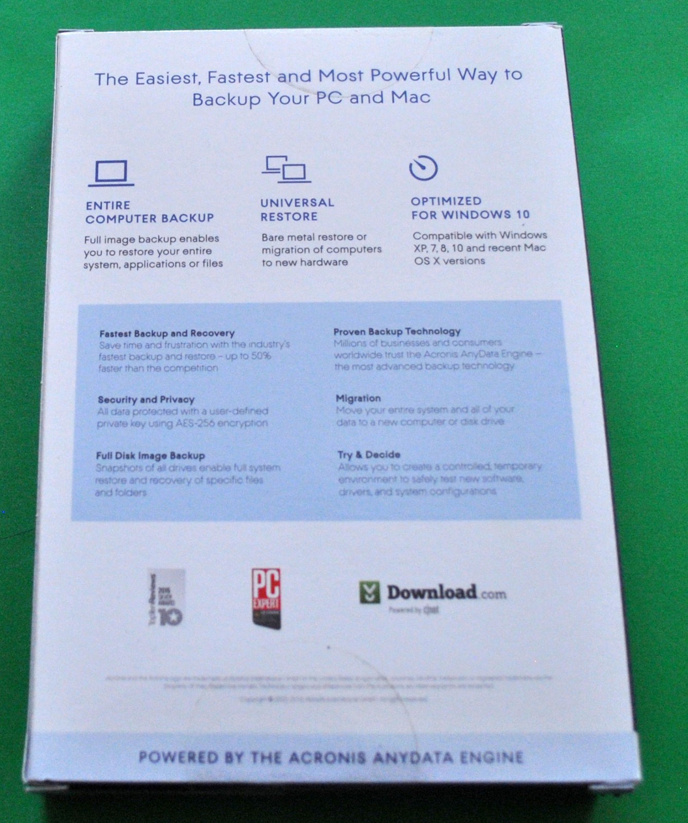 PHYSICAL VERSION | Acronis True Image 2016 | Physical CD & Key | NEW & SEALED