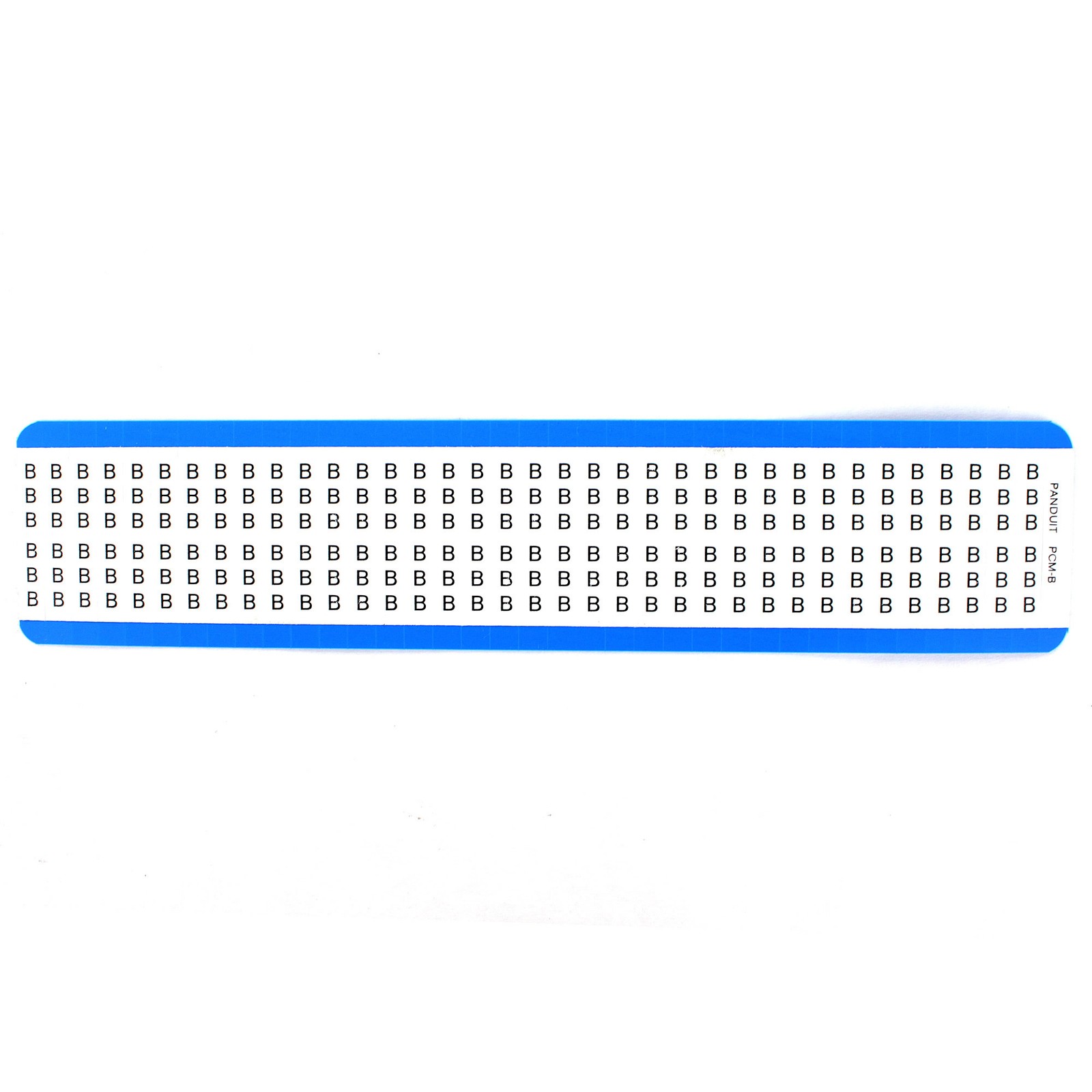 PANDUIT PCM-B PAN-CODE PRE-PRINTED "B" PCM VINYL CLOTH MARKER CARDS (5 PACK)