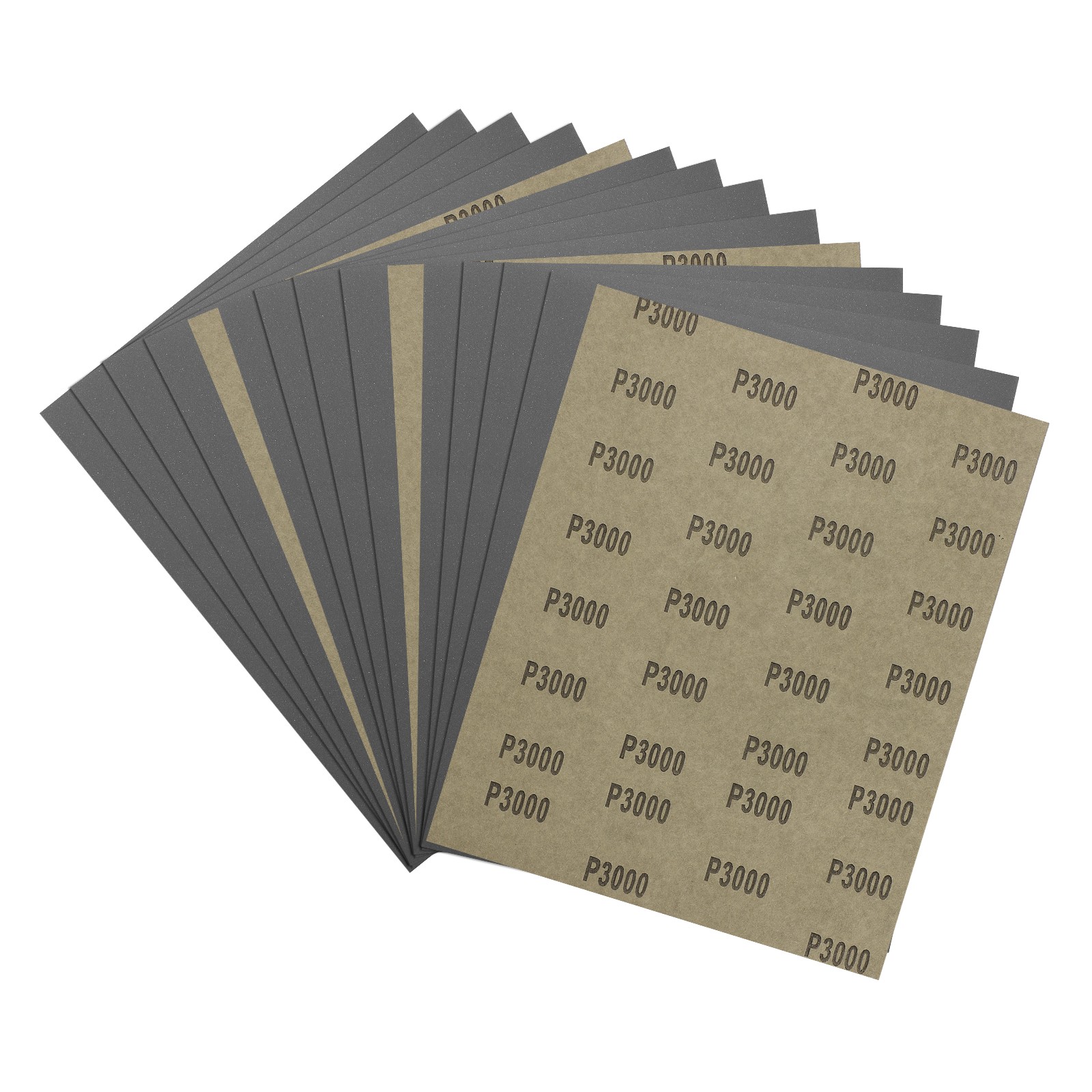 15pcs Sand Papers - [9 x 11 Inch x 3000 Grits] Sandpaper Sheets