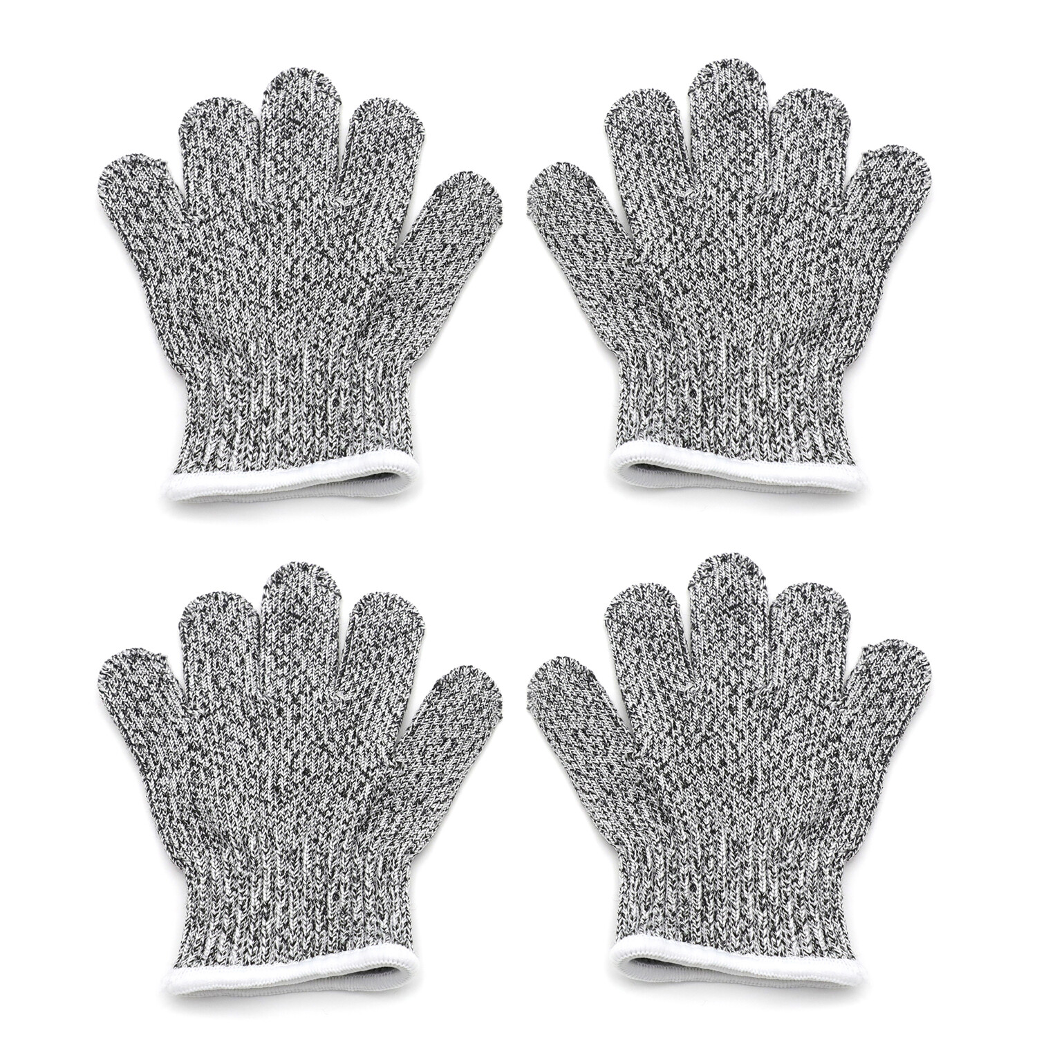 2Pair XXS 6-8yr Kid Cut-Resistant Stretch Gloves Safety Cuts Level 5 Protection