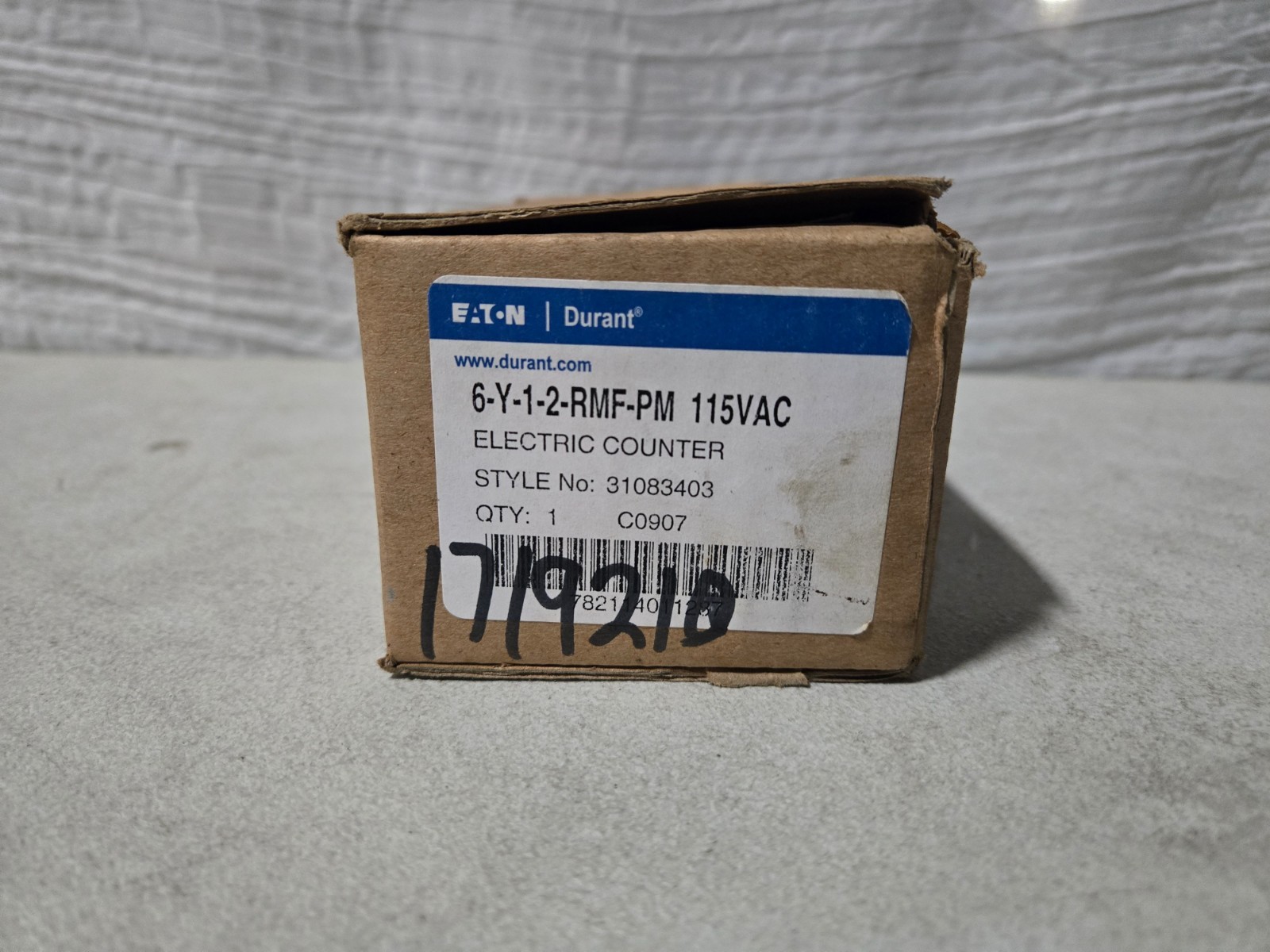 Eaton 6-Y-1-2-RMF-PM Electric Counter