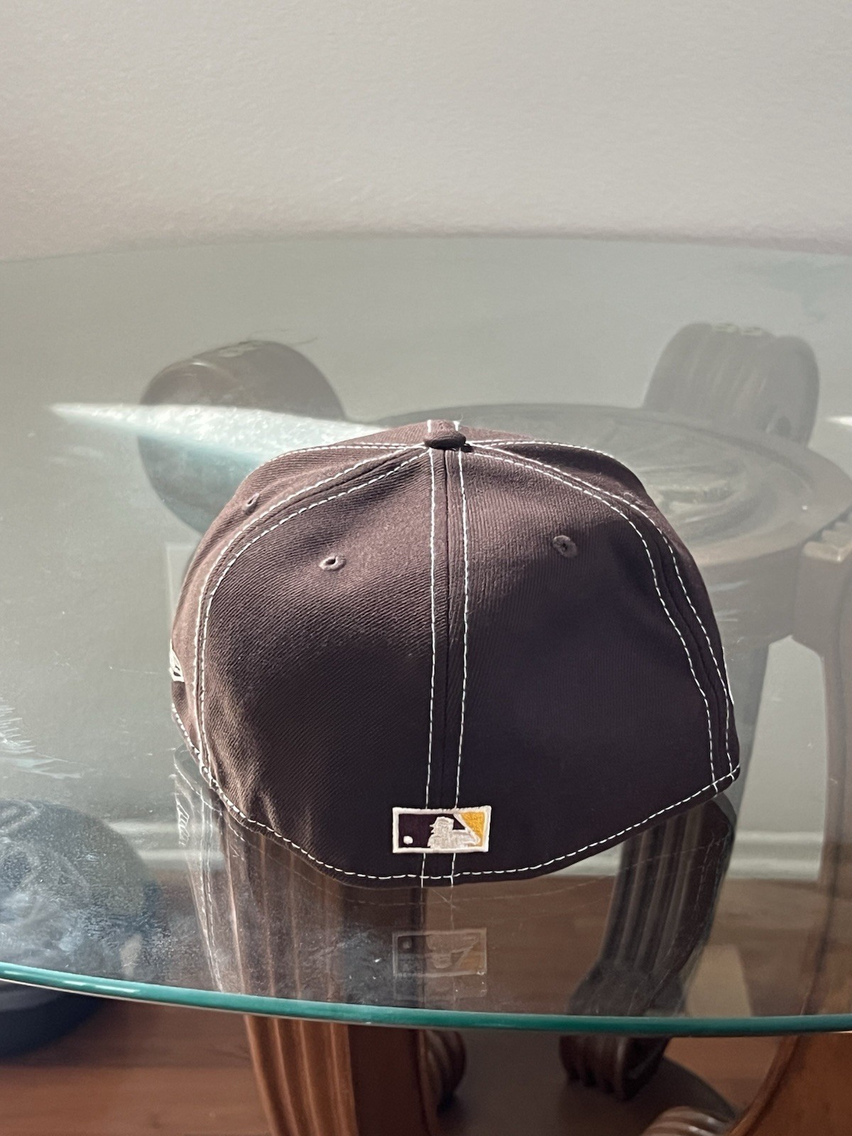 LA Dodgers “Fall Foliage” Brown Fitted Hat Dodger Stadium 50th Anniversary 7 3/8