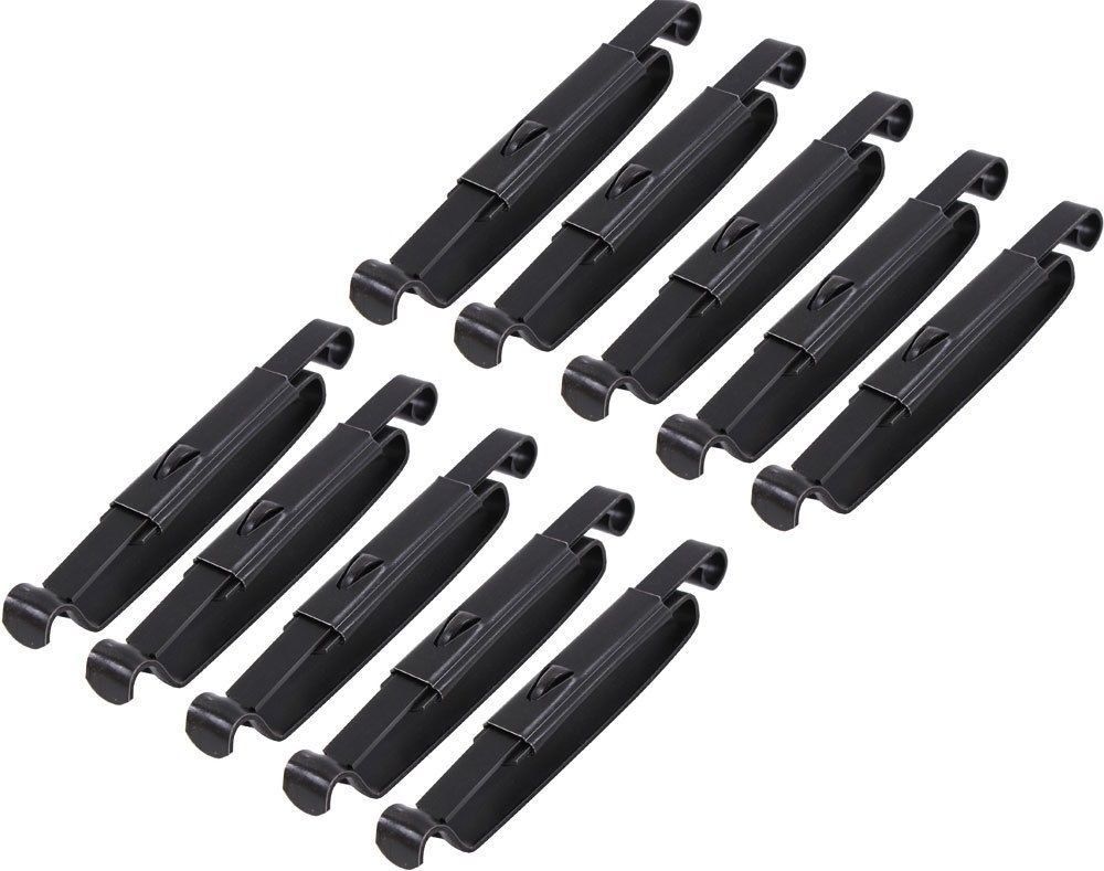 10 Pack ALICE Clips Belt Slides Keeper Lock Clip Belt Black Military LC-1